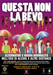 alternative e nuova normalità nell’uso di alcool e altre sostanze Auditorium San Dionigi – Domenica 21 febbraio ore 15.30